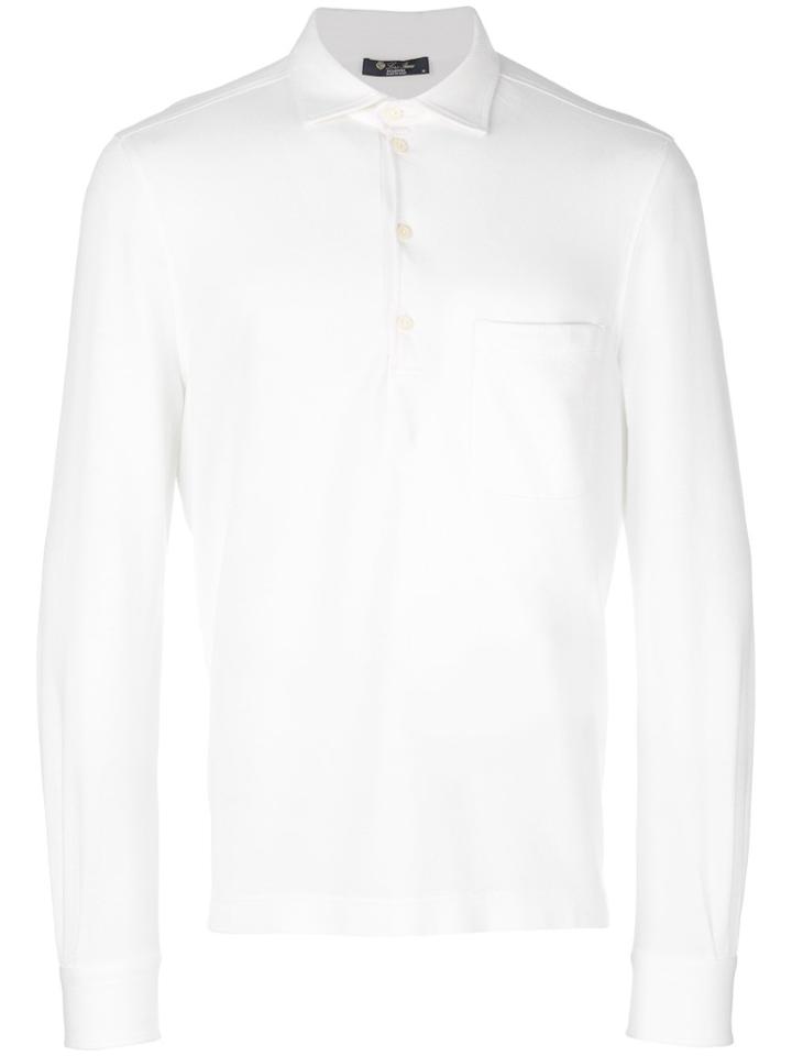 Loro Piana Classic Fitted Polo-top - White