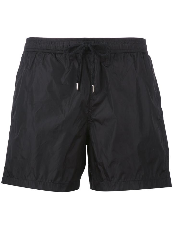 Moncler - Logo Plaque Swimming Trunks - Men - Polyamide/polyester - L, Black, Polyamide/polyester