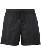 Moncler - Logo Plaque Swimming Trunks - Men - Polyamide/polyester - L, Black, Polyamide/polyester