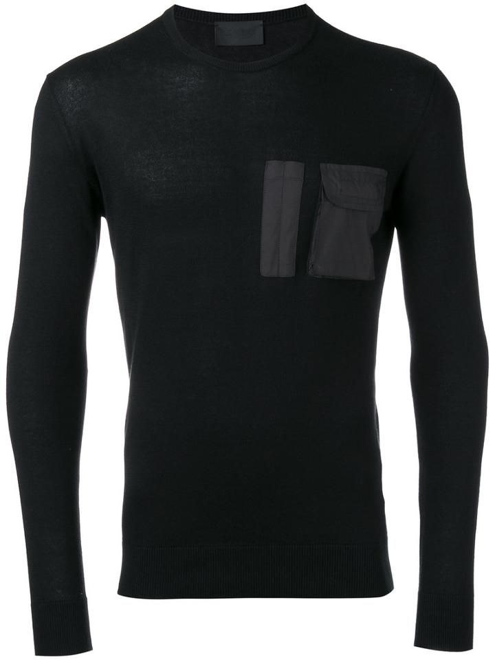 Les Hommes Long Sleeve T-shirt, Men's, Size: Medium, Black, Cotton/polyester