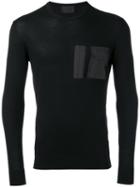 Les Hommes Long Sleeve T-shirt, Men's, Size: Medium, Black, Cotton/polyester