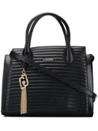 Liu Jo Ribbed Satchel - Black