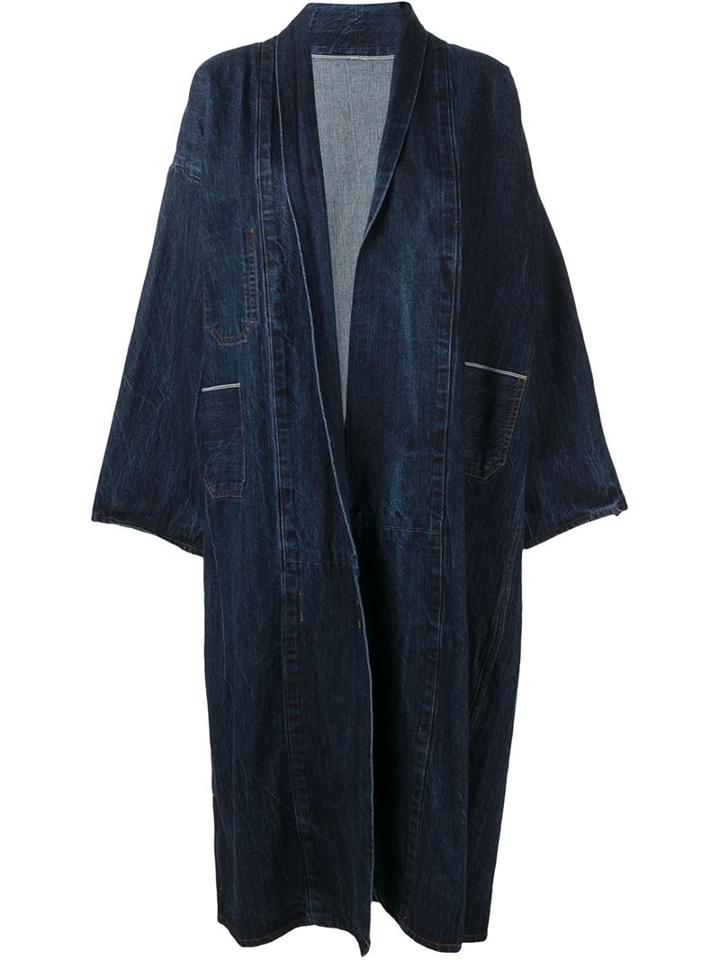 Ermanno Gallamini Denim Oversized Coat