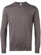 Eleventy - Light Knit Sweater - Men - Merino/silk - Xxl, Brown, Merino/silk