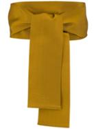 Sara Roka Wrap Sash Belt - Yellow