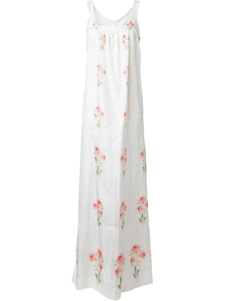Vilshenko Floral Print Evening Dress
