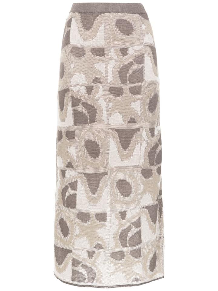 Alcaçuz Gloria Midi Skirt - Grey