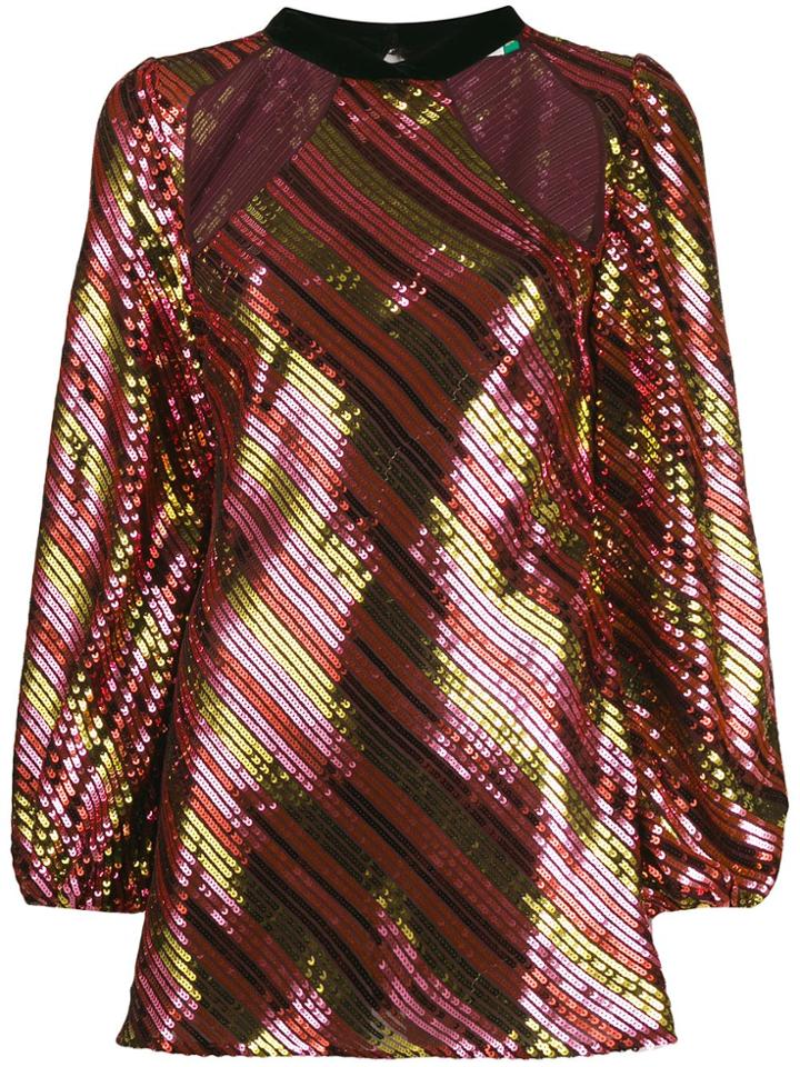 Rixo Harriet Mini Dress - Pink