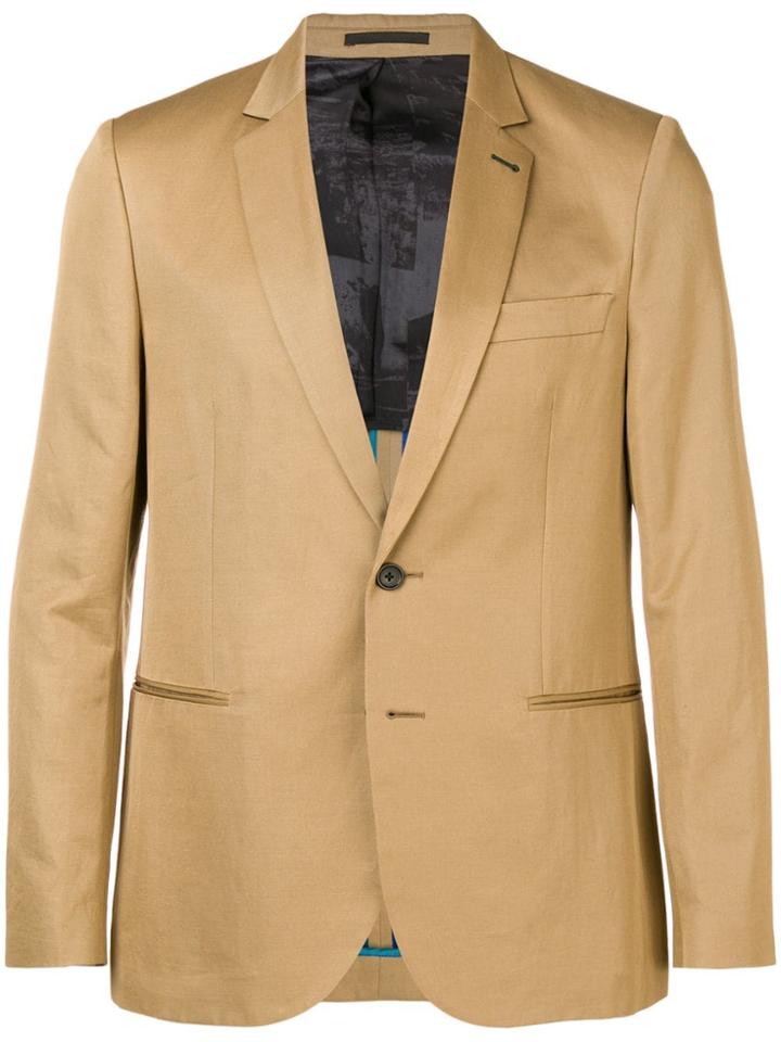 Ps Paul Smith Single-breasted Blazer - Neutrals