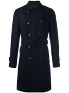 Hevo 'savelle' Coat, Men's, Size: 50, Blue, Virgin Wool/polyamide/viscose