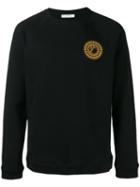 Versace Collection Logo Print Sweatshirt, Men's, Size: Large, Black, Cotton
