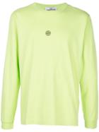 Stone Island Back Sprayed Logo T-shirt - Green
