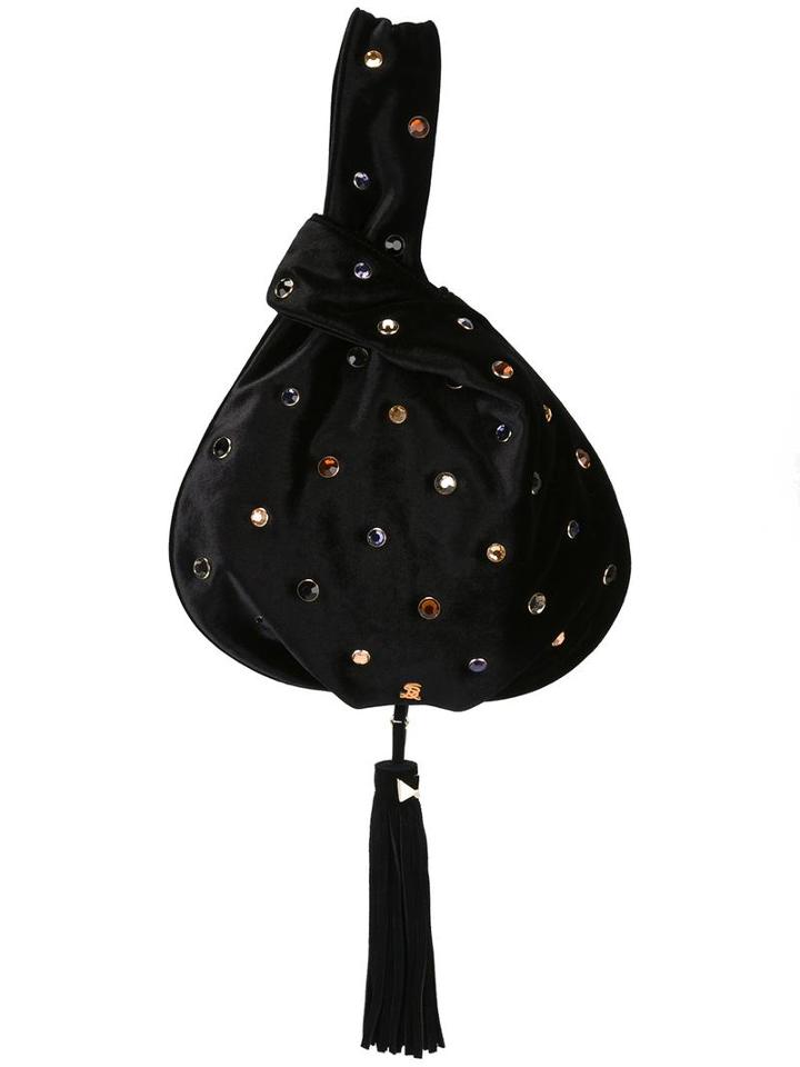 Sonia Rykiel Crystal Stud Bag, Women's, Black
