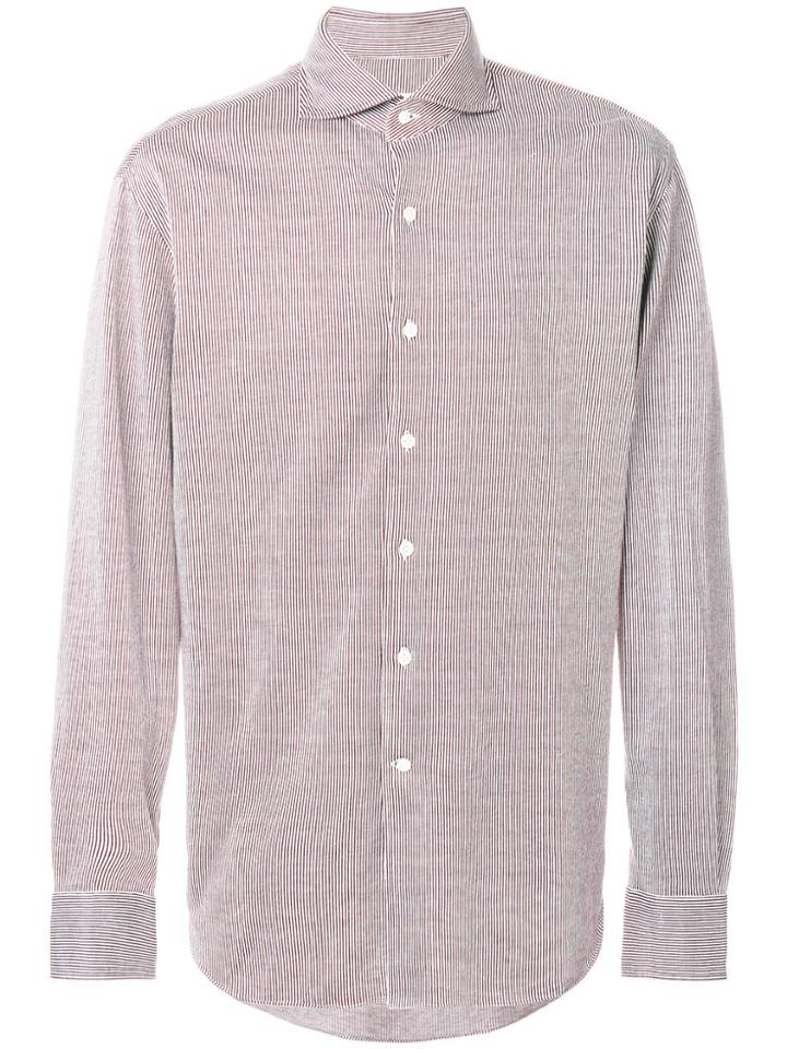 Alessandro Gherardi Striped Shirt - Red