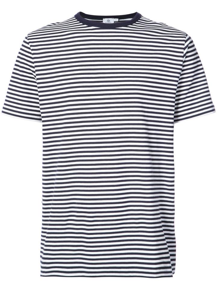 Sunspel Horizontal Stripe T-shirt - Black