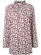 Marni - Printed Blouse - Women - Cotton - 40, Red, Cotton