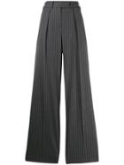 Alexandre Vauthier Pinstripe Trousers - Grey