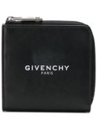 Givenchy Logo Print Compact Wallet - Black