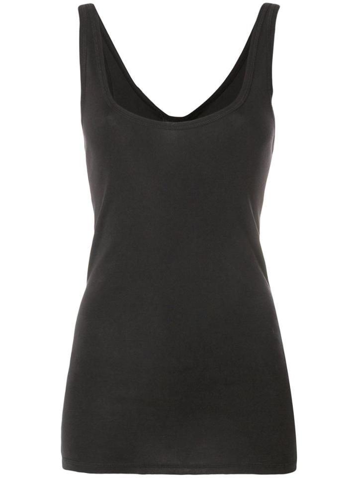 Kristensen Du Nord Slim Fit U-neck Tank Top - Grey