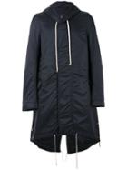 Rick Owens Drkshdw - Hooded Raincoat - Men - Nylon - L, Black, Nylon