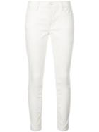 Frame Le High Skinny Coated Jeans - White