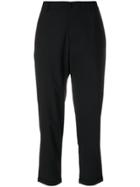 Barena Cropped Tapered Trousers - Black