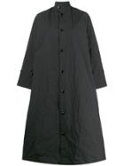 Toogood A-line Trench Coat - Black