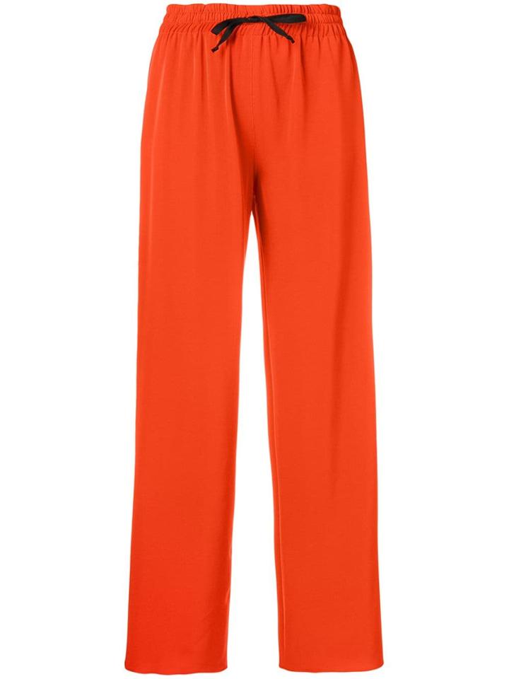 Blanca Wide Leg Tapered Trousers - Orange