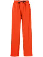 Blanca Wide Leg Tapered Trousers - Orange