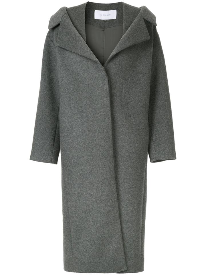 Le Ciel Bleu Draped Collar Coat - Unavailable