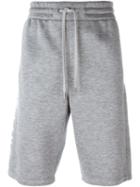Helmut Lang Side Logo Track Shorts, Men's, Size: Small, Grey, Modal
