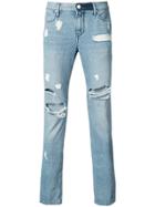 Rta Ripped Slim-fit Jeans - Blue