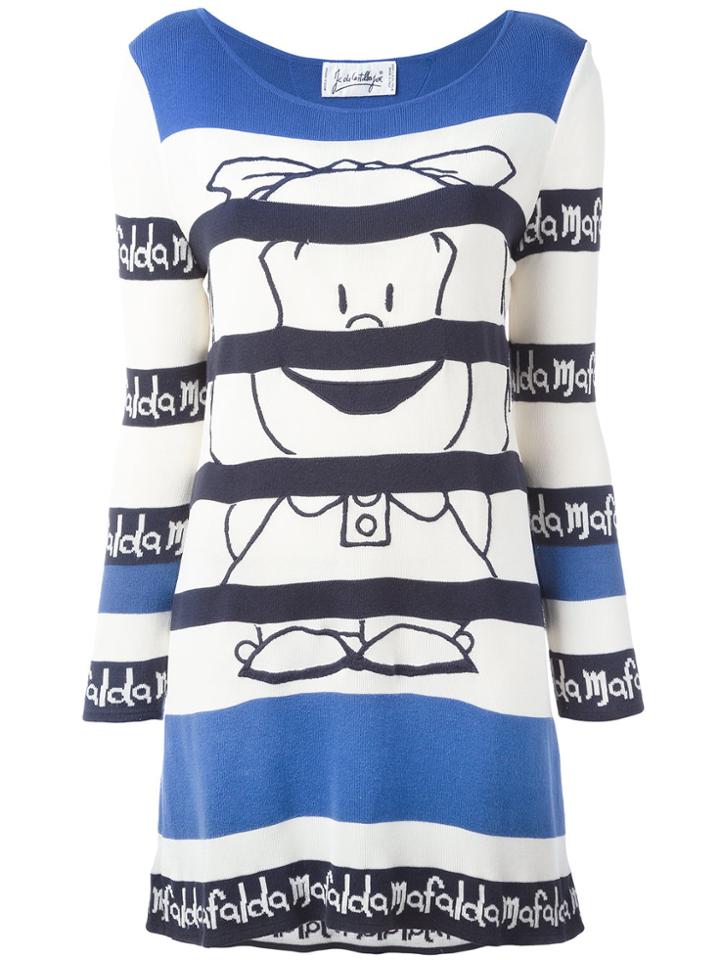 Jc De Castelbajac Vintage Mafalda Dress - Blue