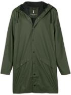 Rains Water-resistant Hooded Coat - Green