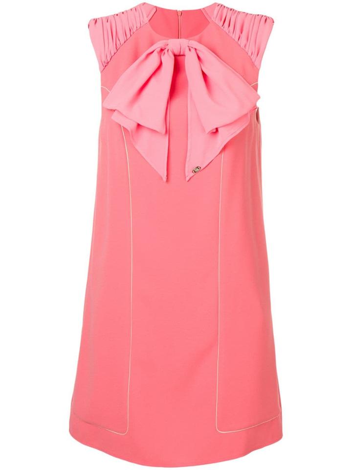 Elisabetta Franchi Ruffle Detail Dress - Pink