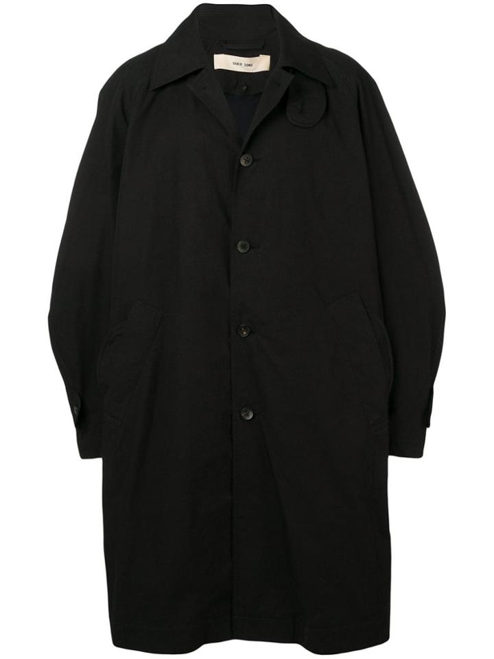 Damir Doma Trapeze Coat - Black