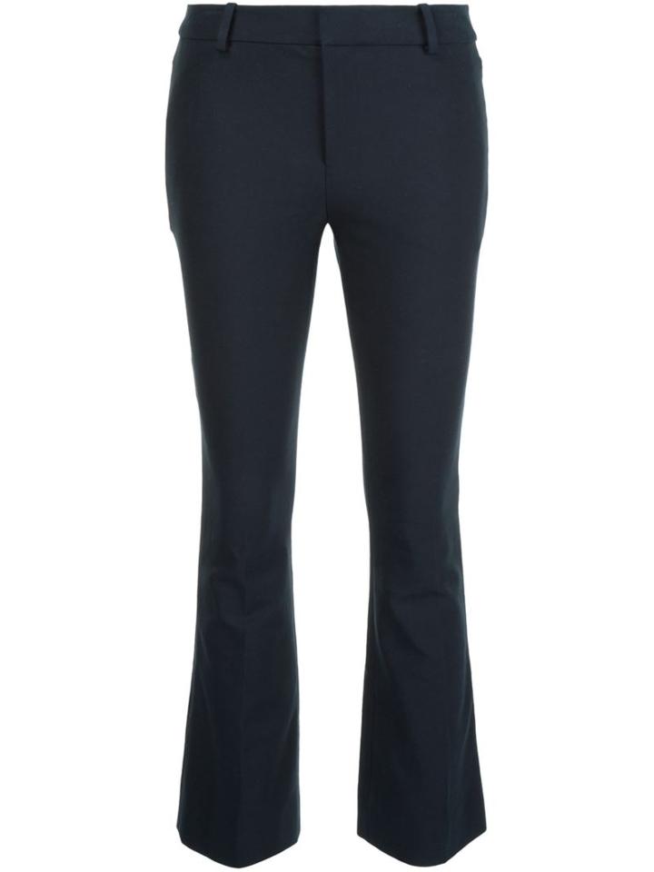 Derek Lam 10 Crosby Kick Flare Tailored Trousers, Women's, Size: 12, Blue, Cotton