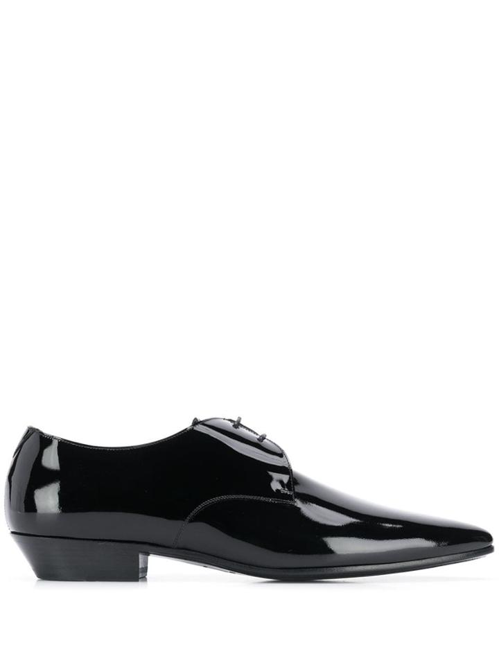 Saint Laurent Lace Up Shoes - Black