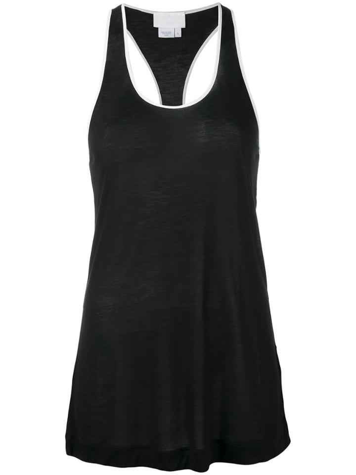 Dkny Tank With Contrast Piping - Black