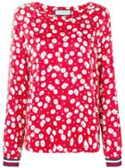 Roqa Floral Print Blouse - Red