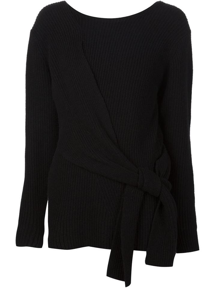 3.1 Phillip Lim Draped Tie-detail Pullover