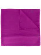 Max Mara - Classic Scarf - Women - Silk - One Size, Pink/purple, Silk