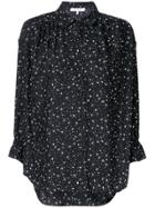 Frame Denim Star And Diamond Print Shirt - Black