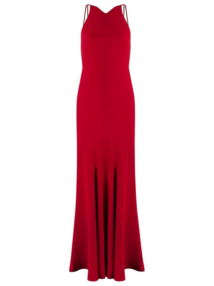 Reinaldo Lourenço V-neck Long Dress