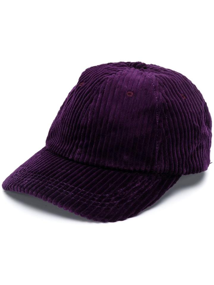 Rowing Blazers Velvet Corduroy Cap - Purple