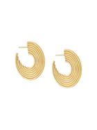 Charlotte Valkeniers Spectrum Hoop Earrings - Gold