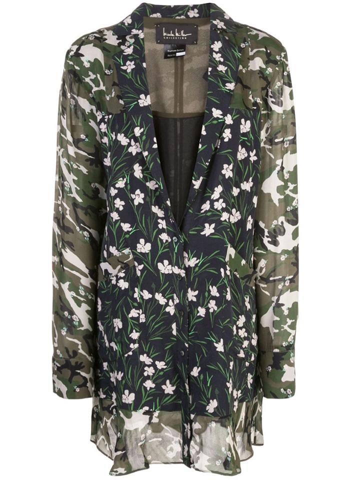 Nicole Miller Printed Mini Dress - Multicolour
