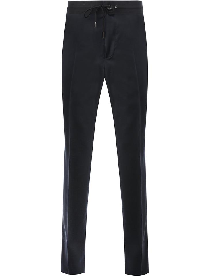Lanvin - Drawstring Trousers - Men - Cotton/acetate/viscose/wool - 52, Blue, Cotton/acetate/viscose/wool