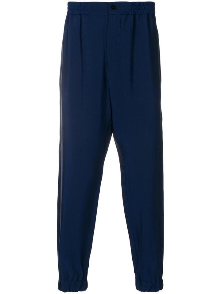 Etro High Waisted Trousers - Blue