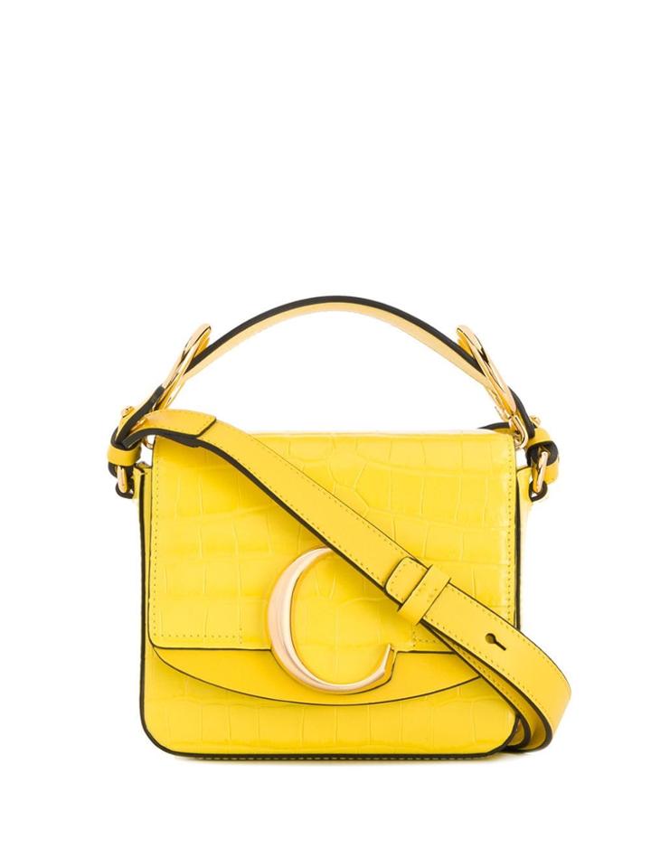 Chloé Mini C Bag - Yellow